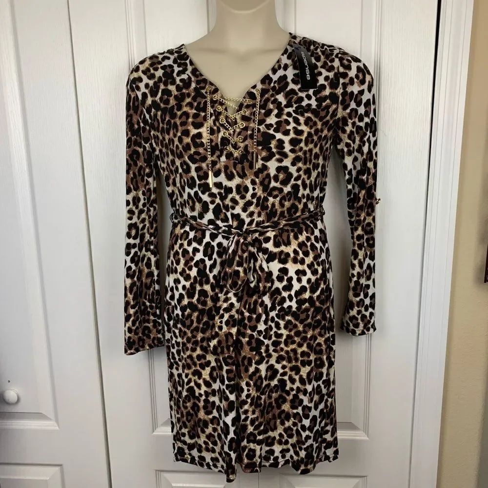 Spense Animal Print Dress